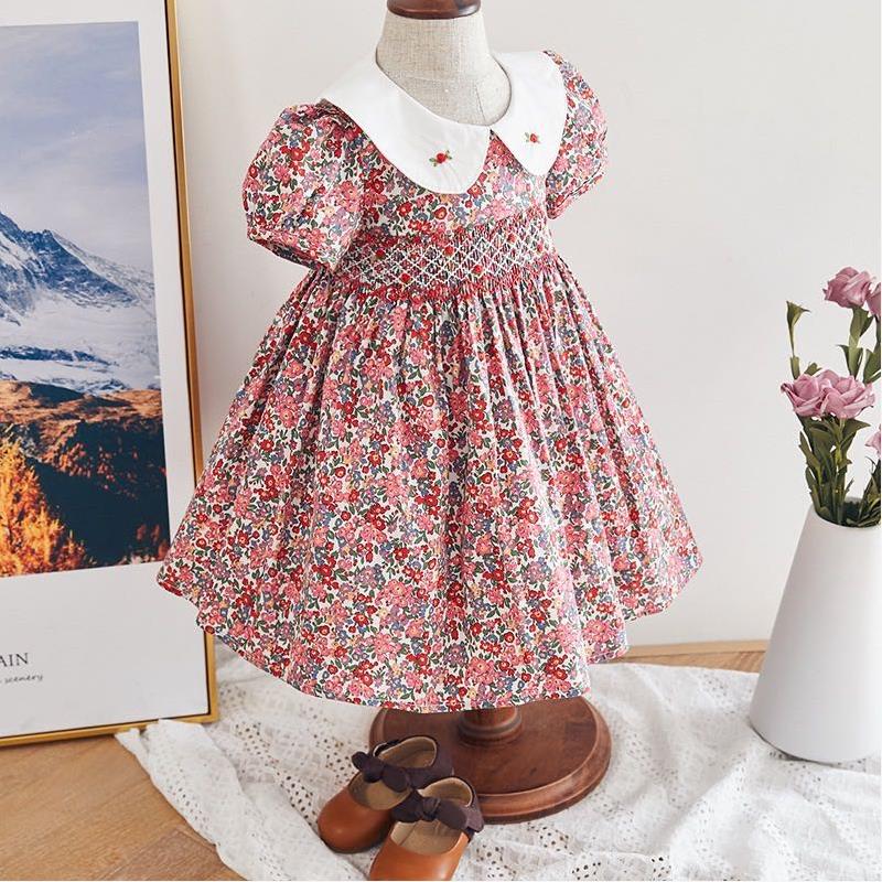 Beautiful Hand Smocked Dress, 12M to 6T.