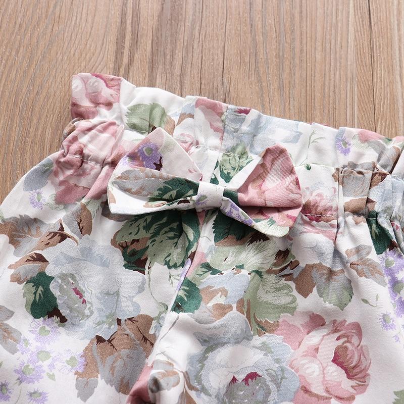 Ruffle Romper For Girls With Pants & Headband, Cotton, 3M to 24M. - Dream Town Store