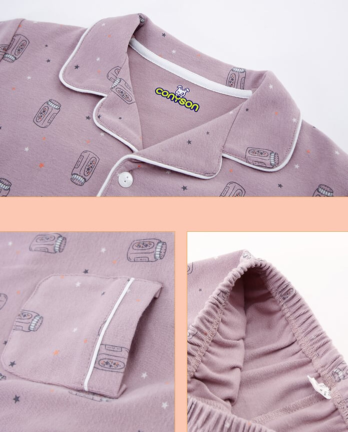 Printed Spring/Fall PJs,3T to 10T.