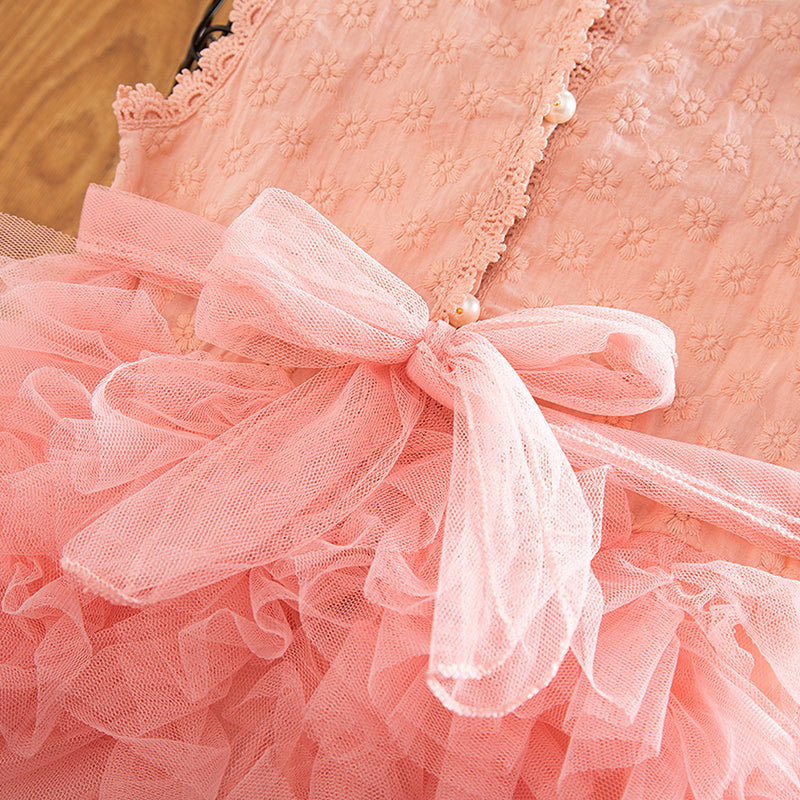 Princess Girl Party tutu Kids Dress, 3 to 8 Y.