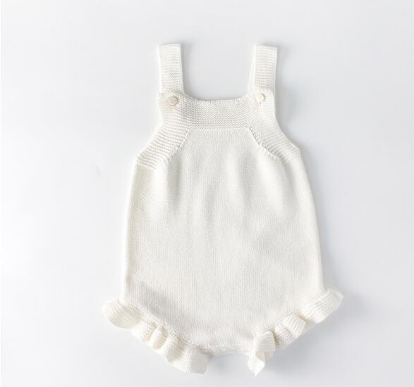 Knitted Baby Romper & Sweater/Cardigan,Cotton,0M to 24M.