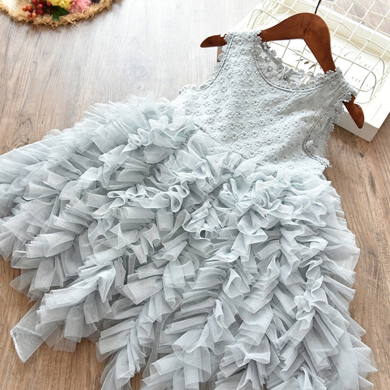 Princess Girl Party tutu Kids Dress, 3 to 8 Y.