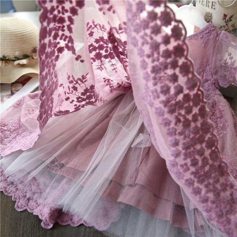 Baby Girls Dress, Lace Embroidery, Size 3-8T, - Dream Town Store