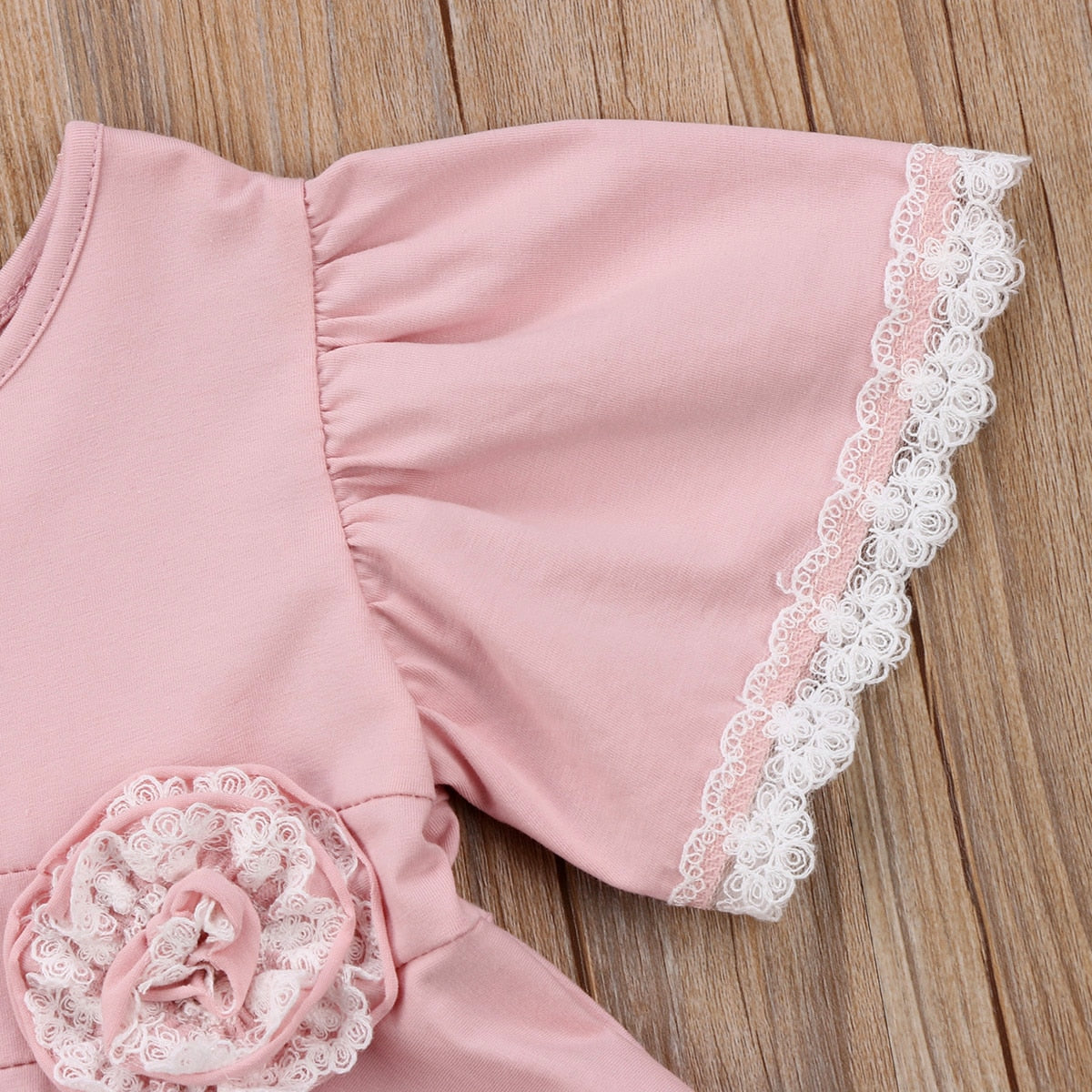 Beautiful Pink Lace Dress,18M-5T