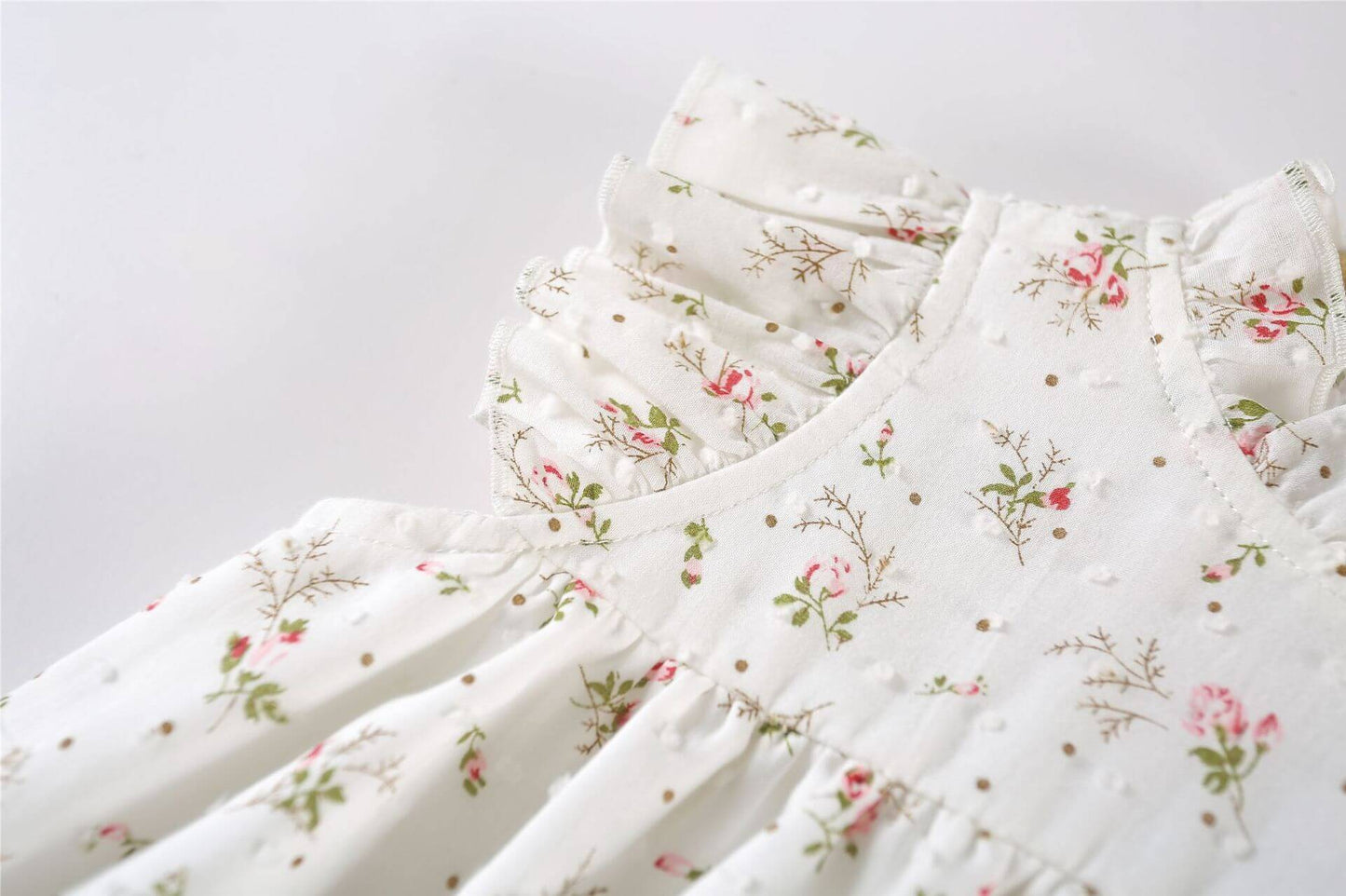 Cute Floral A-Line Dress, 12M to 6T.