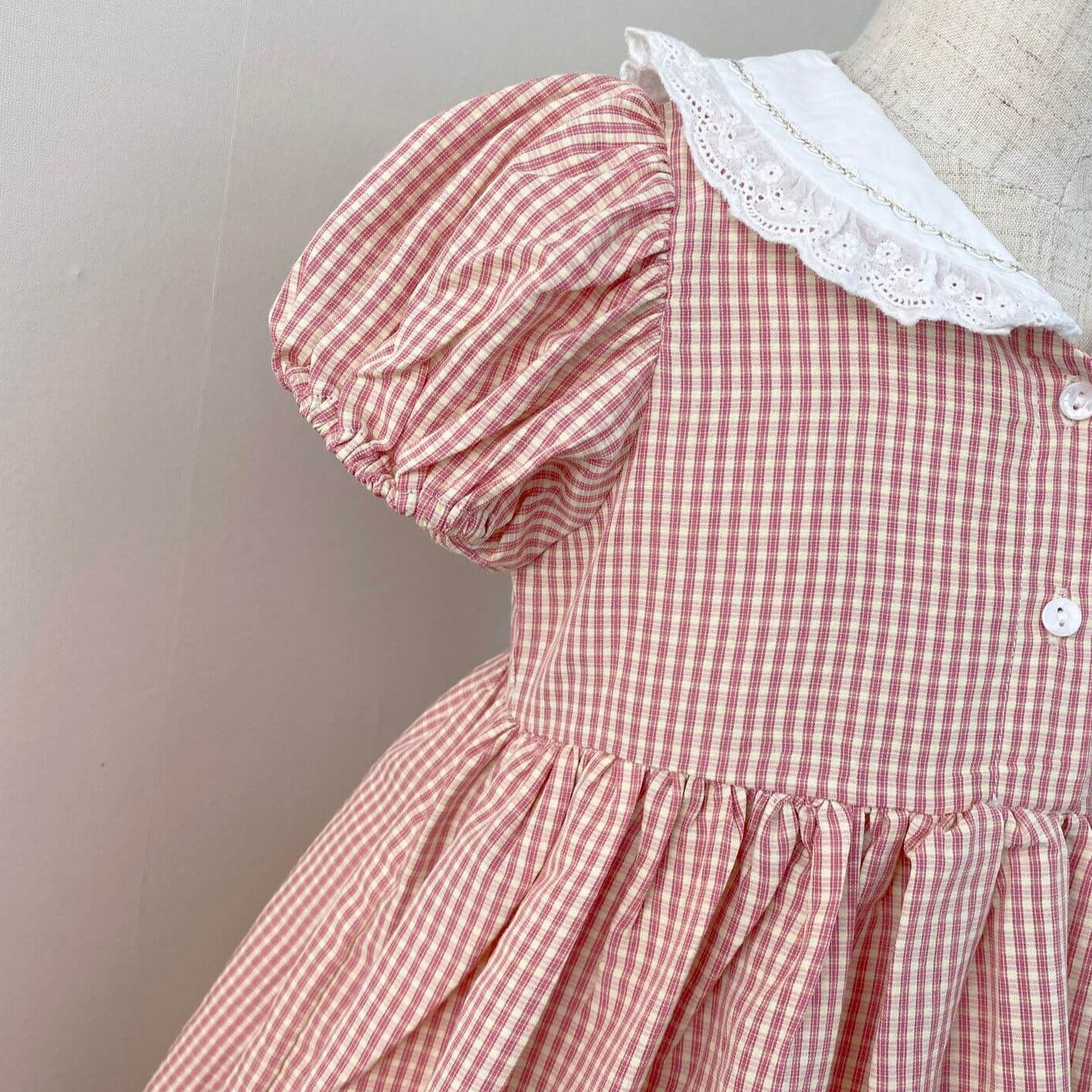 Gorgeous Plaid Dresses,Pink/Blue,3T to 8T.