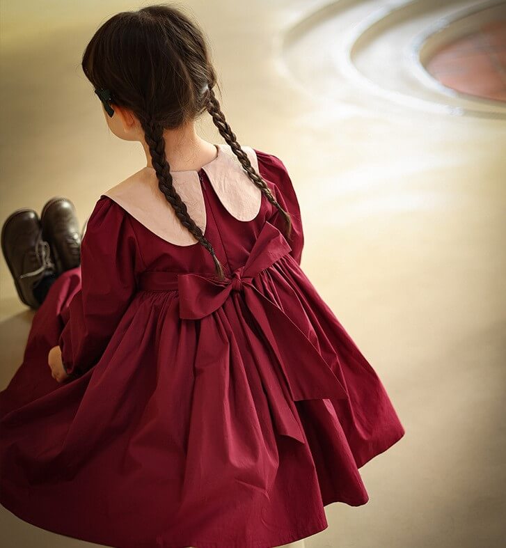Holidays Embroidered Twirl Dress,12M to 8T.