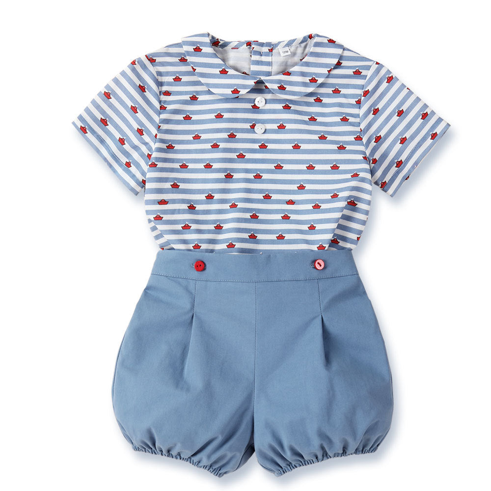 Cute Nautical Boys Set,12M to 6T.