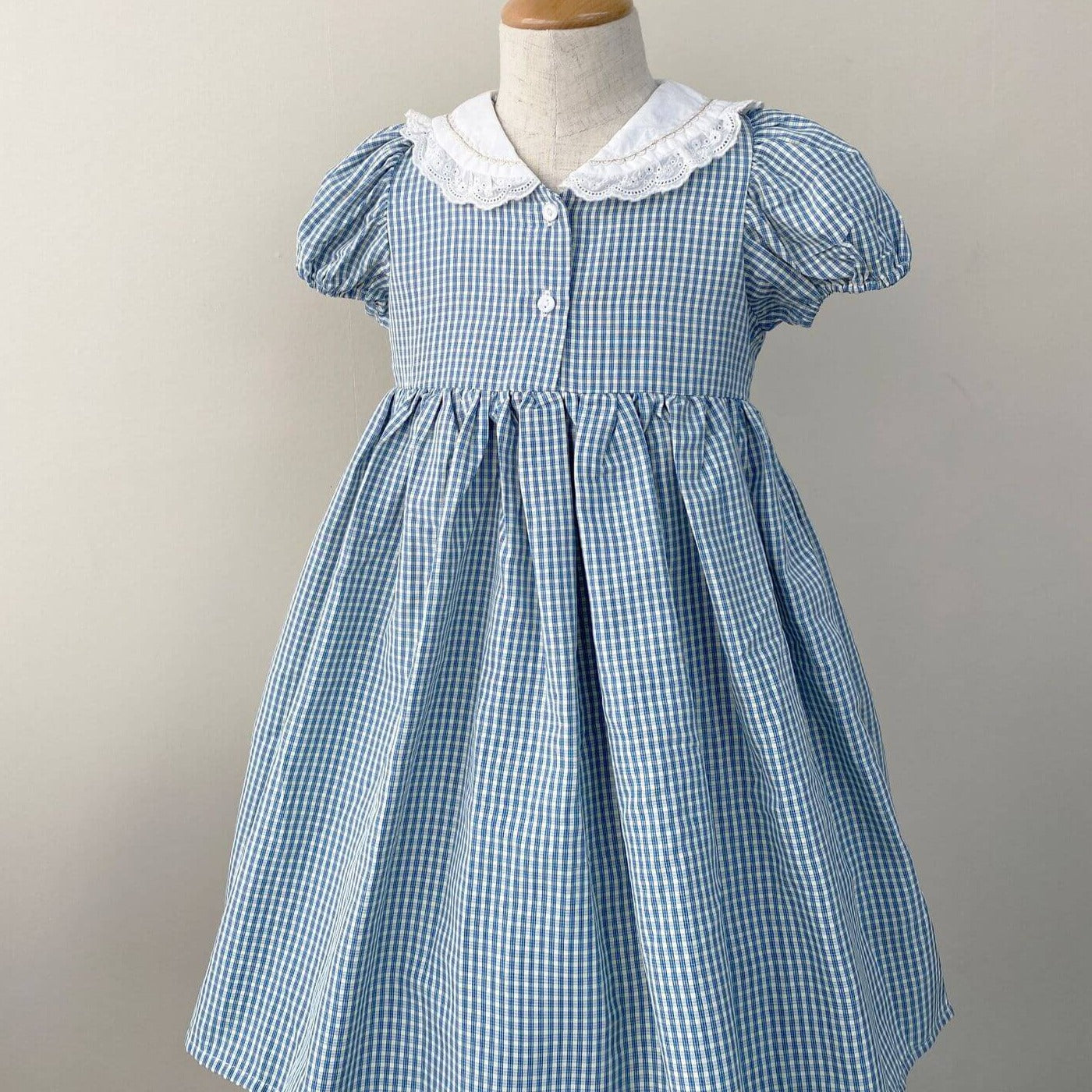 Gorgeous Plaid Dresses,Pink/Blue,3T to 8T.