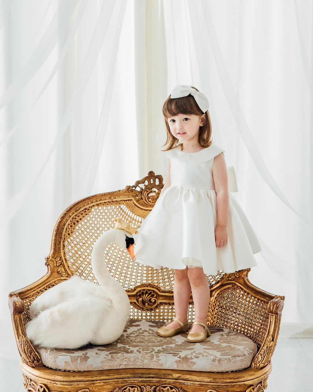 Cute Peter Pan Collar Party Dress,Pink/White,12M to 8T