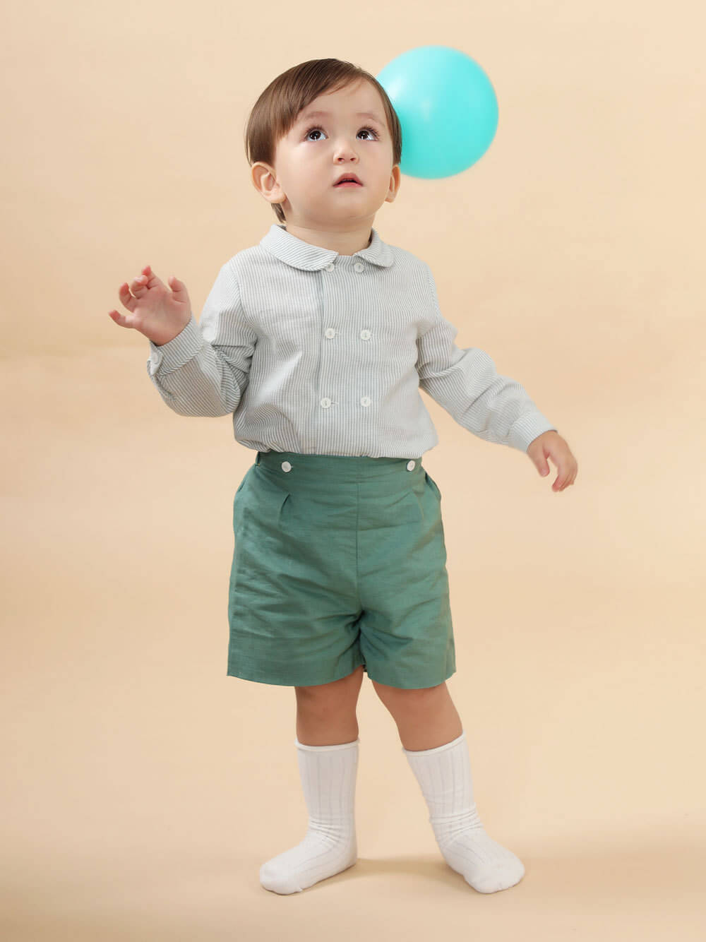 Vintage Pale Green Matching Sibling Sets,12M to 6T.