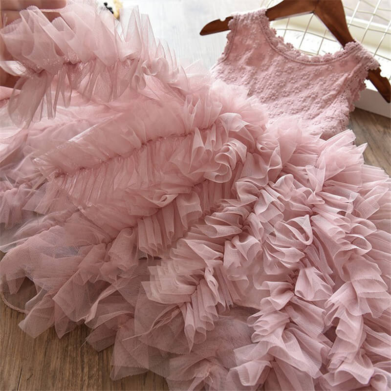 Princess Girl Party tutu Kids Dress, 3 to 8 Y.