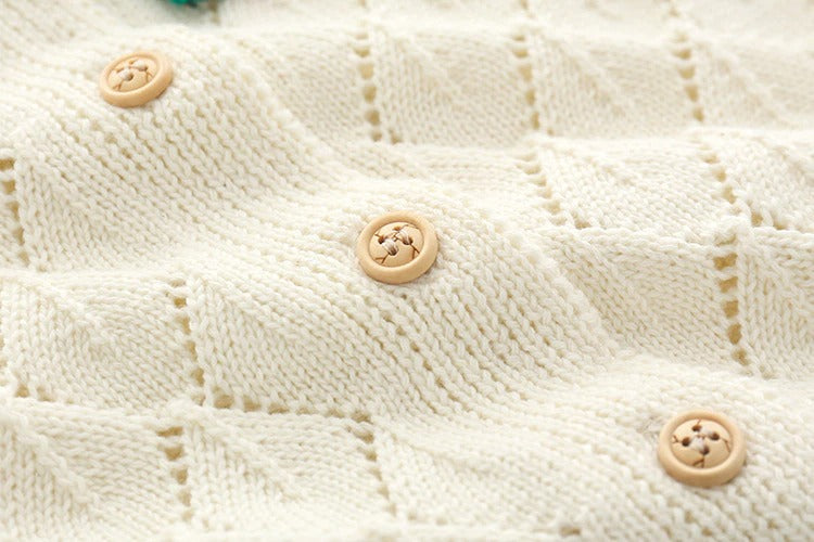 Knitted cardigan & skirt set,12M to 6T.