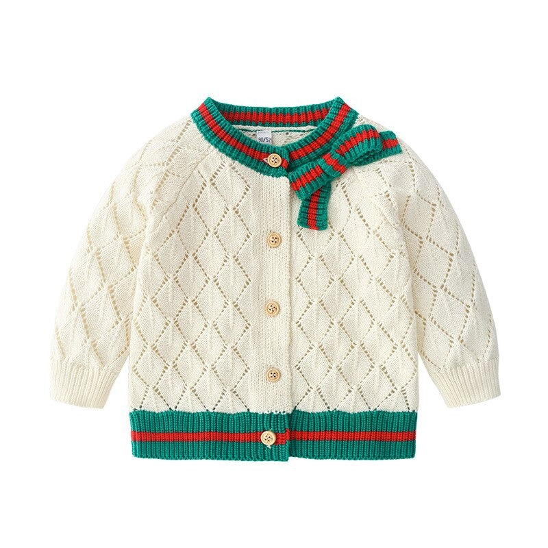Knitted cardigan & skirt set,12M to 6T.