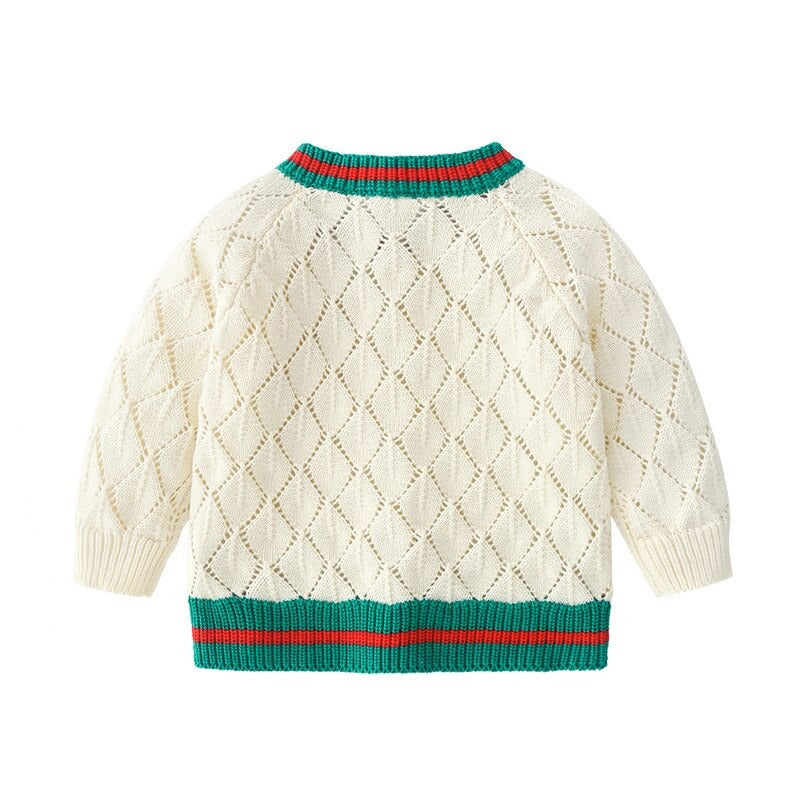 Knitted cardigan & skirt set,12M to 6T.