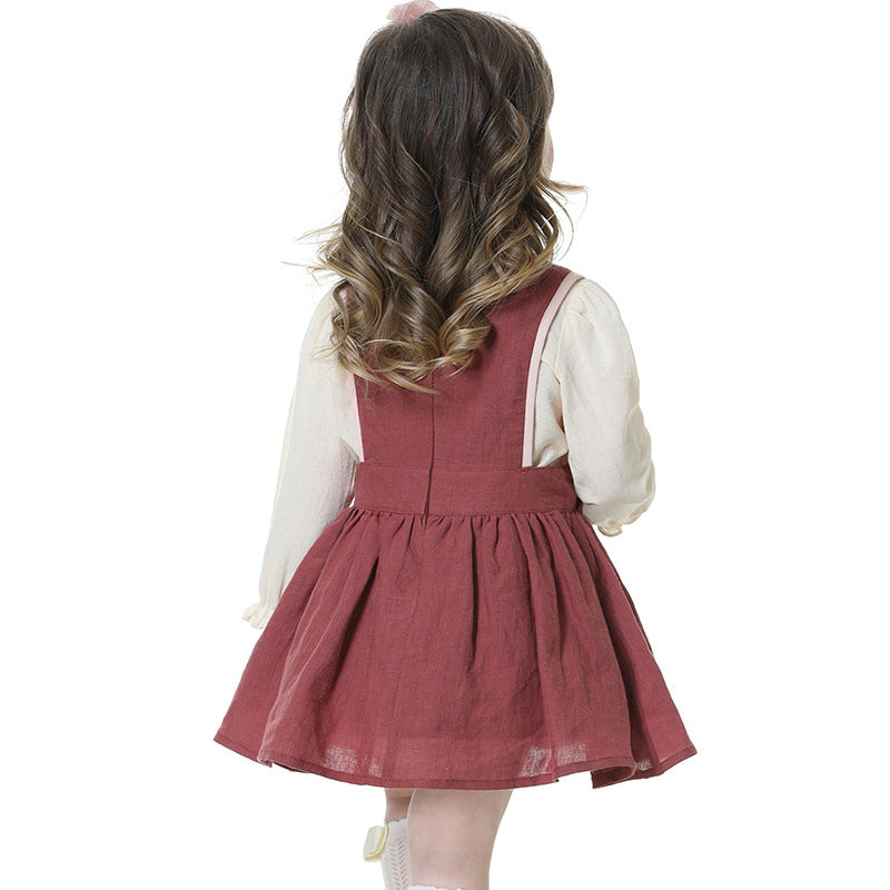 Cute Two Piece Embroidered Set,12M to 6T.