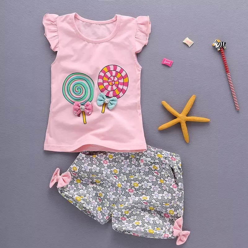 Cute Swirl Lollipop Set,12M to 4T.