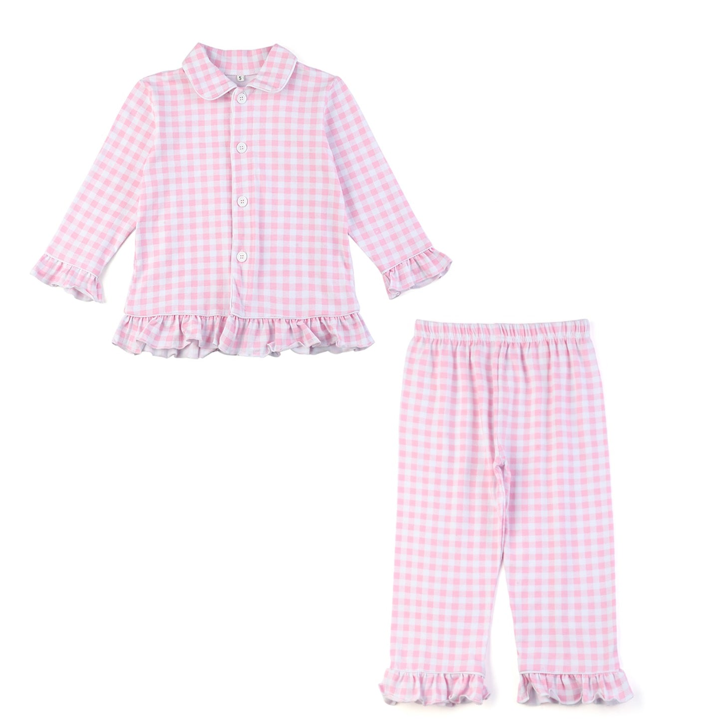 Pink & Blue Matching Seersucker Sibling Set,12M to 12T.