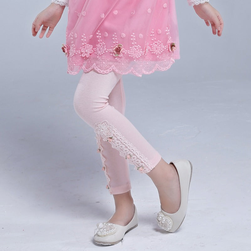 Cute Spring Leggings/Pants,3T to 7T.
