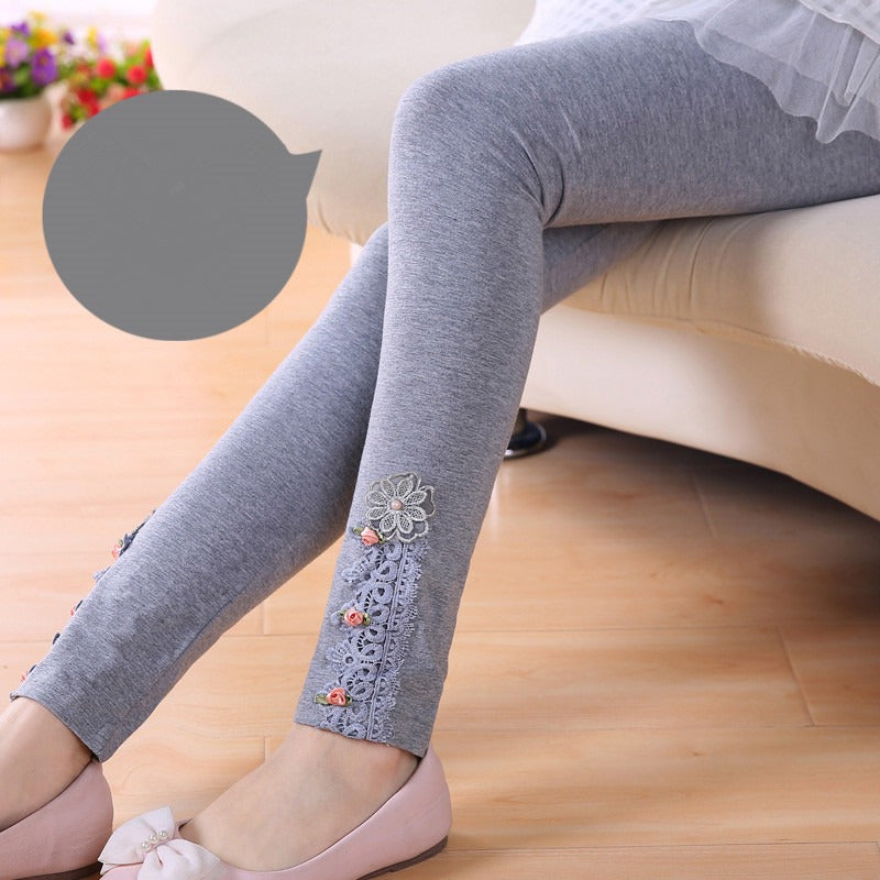 Cute Spring Leggings/Pants,3T to 7T.