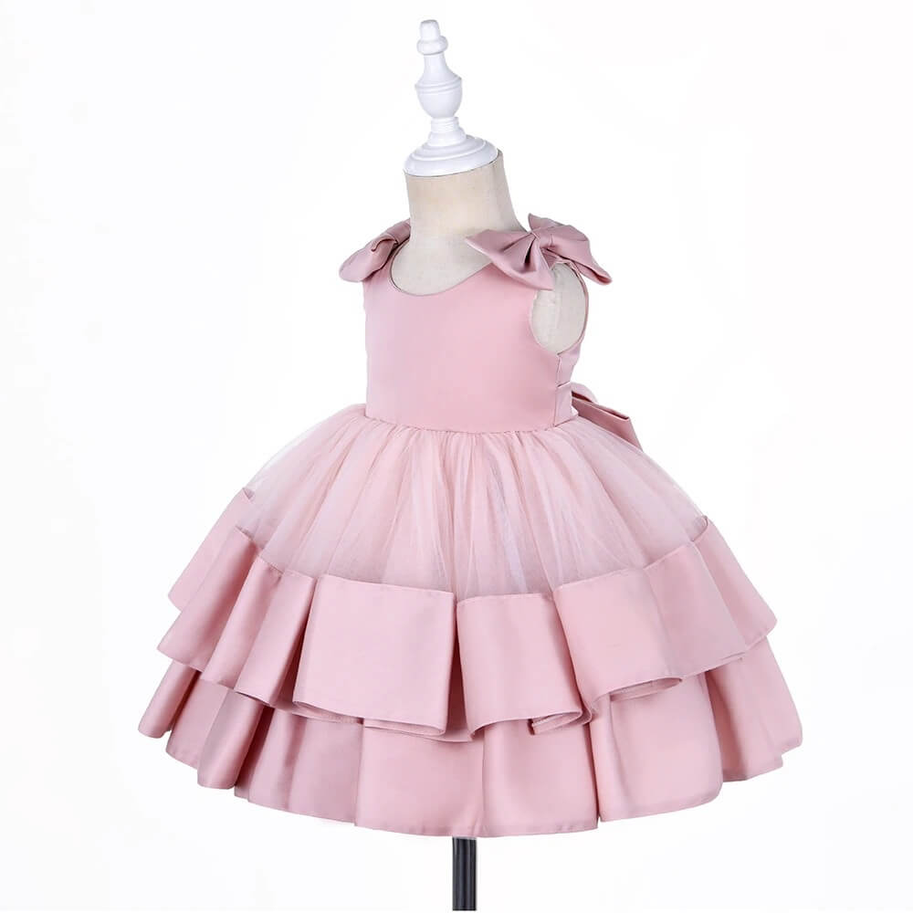 Pink Ball Gown Dress,2T to 8T.