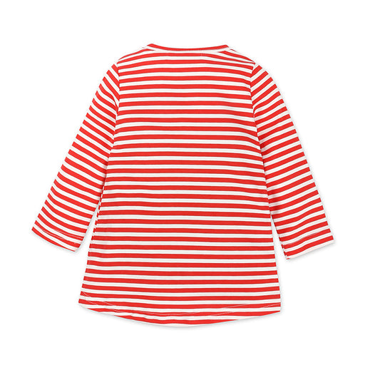 Cute Santa Applique Dress,12M to 5T.