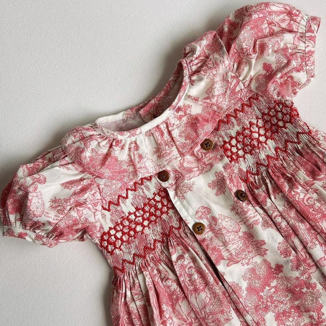 red toile dress Anita Dress