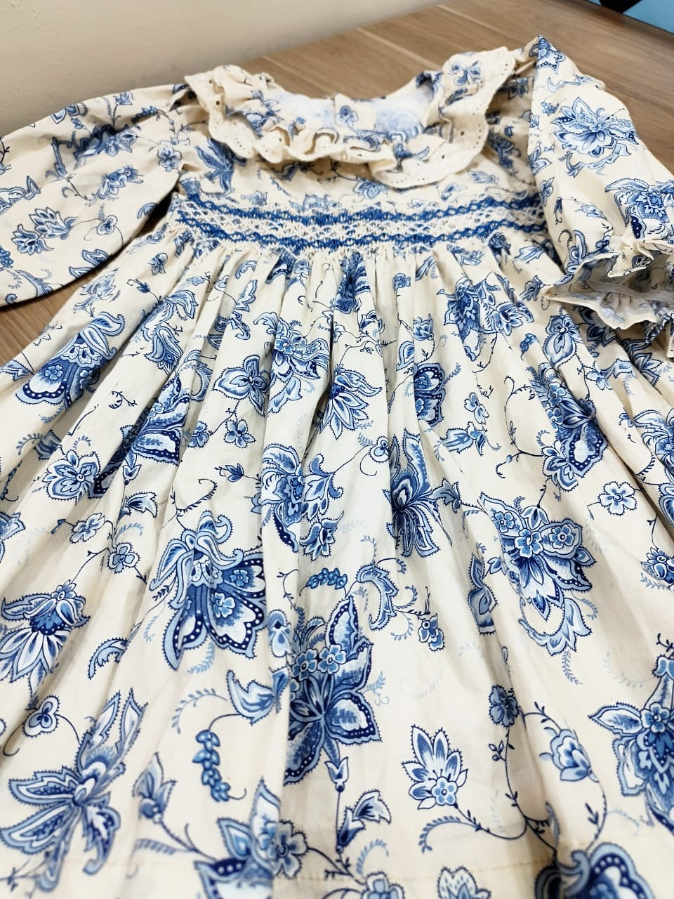 Hand Smocked Mommy & Me Dress
