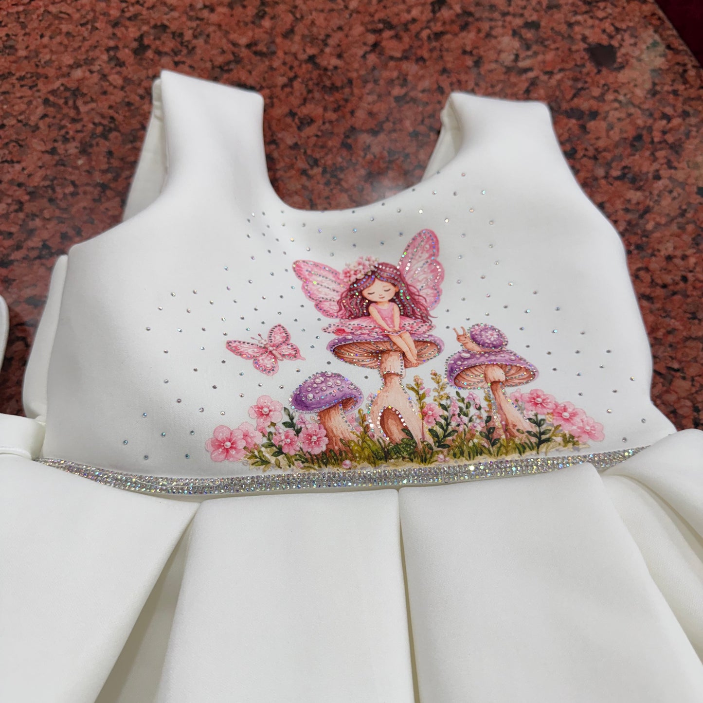Ivory Enchanted Forest Fairy Princess Dress