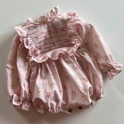 Dusty Rose Romper & Dress,6M to 6T.