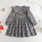 Adorable Floral Full Sleeves Dress,2T to 6T.