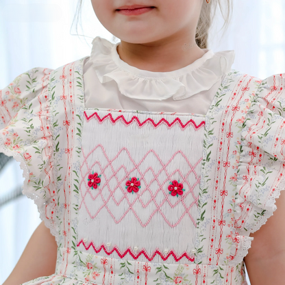 The Meadow Bloom Smocked Dress,3M-8T