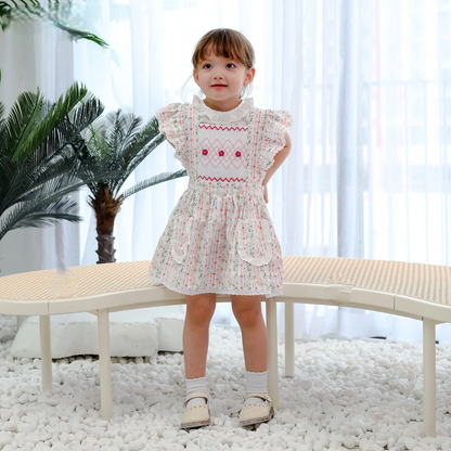 The Meadow Bloom Smocked Dress,3M-8T