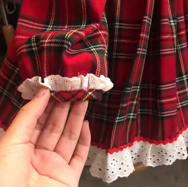 Stunning Christmas Tartan Dress,12M to 6T.