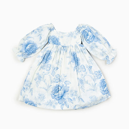 The Vintage Bloom Toile Dress,6M to 8T