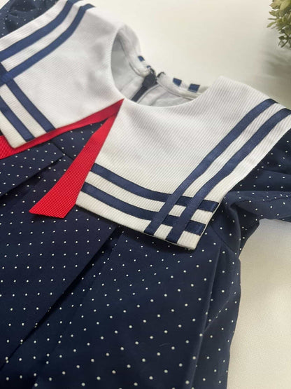 Handmade Sailor Dress for Girls
