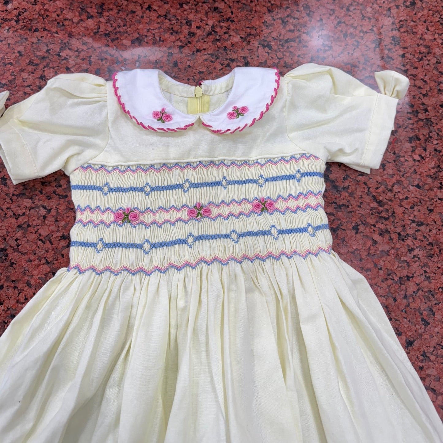 Sunshine Bloom Hand-Smocked Dress,12M to 6T