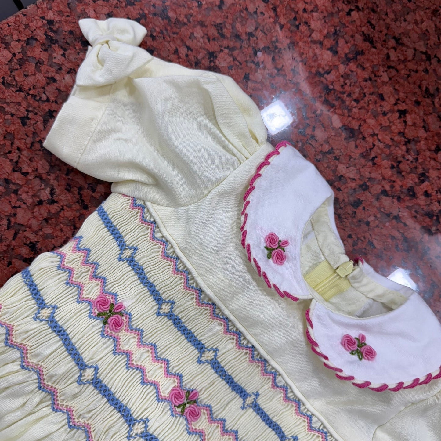 Sunshine Bloom Hand-Smocked Dress,12M to 6T
