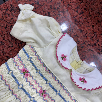 Sunshine Bloom Hand-Smocked Dress,12M to 6T
