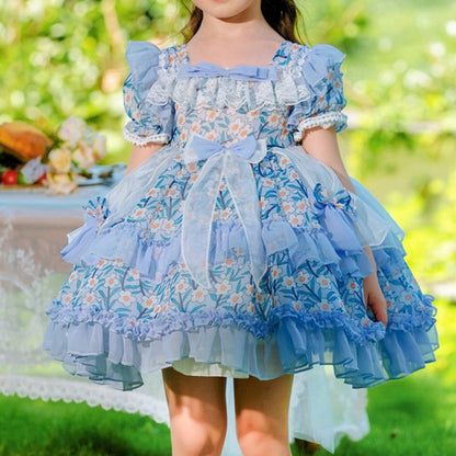 Daisy Print Tutu Dress,12M to 8T.