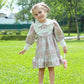 Adorable Full Sleeves Plaid Dress,2T to 7T