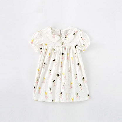 Cute Casual Fairy Dress, 2T to 7T.