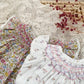 Cute Smocked Bishops,White/Floral,2T to 6T.