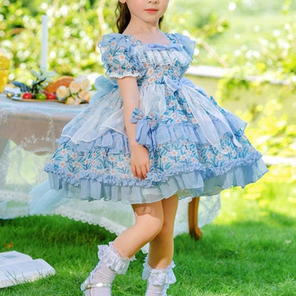 Daisy Print Tutu Dress,12M to 8T.