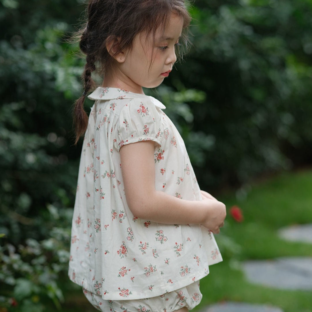Cute Floral 2pc Set,4T to 7T