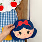 Blue Gingham Back To School Dress With Bag,2T to 7T.