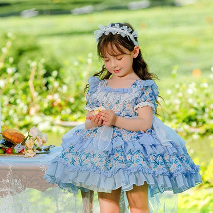 Daisy Print Tutu Dress,12M to 8T.