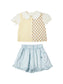 Cute Stripped & Floral Set,12M to 6T.
