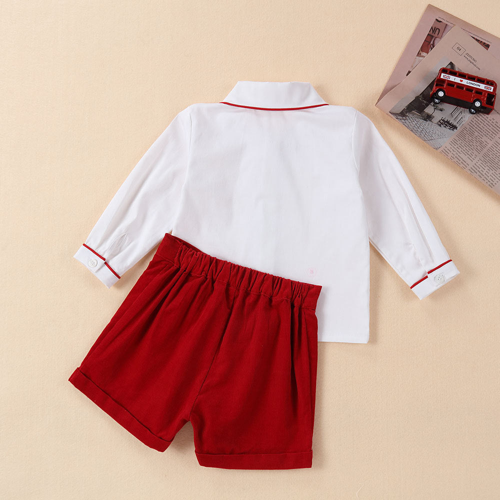 Full Sleeves Boys shirt with shorts,12M to 4T.