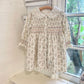 Embroidered Floral Dress With Lace Collar,12M to 5T